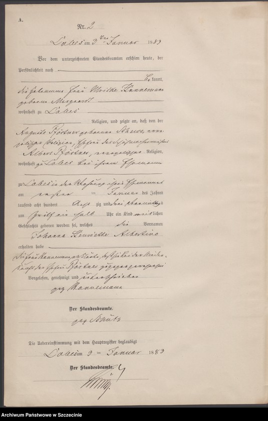 Obraz 6 z jednostki "Geburts-Register (Neben-Register)"