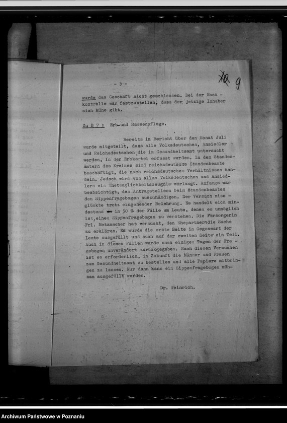 Obraz 13 z jednostki "Stand des Gesundheitswesens im Kreise Lentschütz (Łęczyca)"