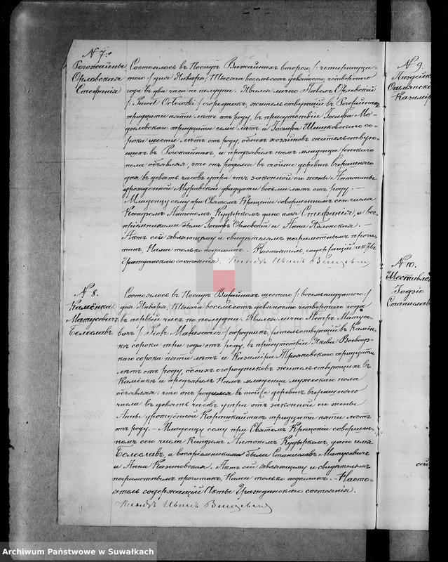image.from.unit.number "Dublikat o roždenii, brakosočetanii i smerti graždanskogo sostojanija vižajnskogo r. k. prichoda 1894 g."