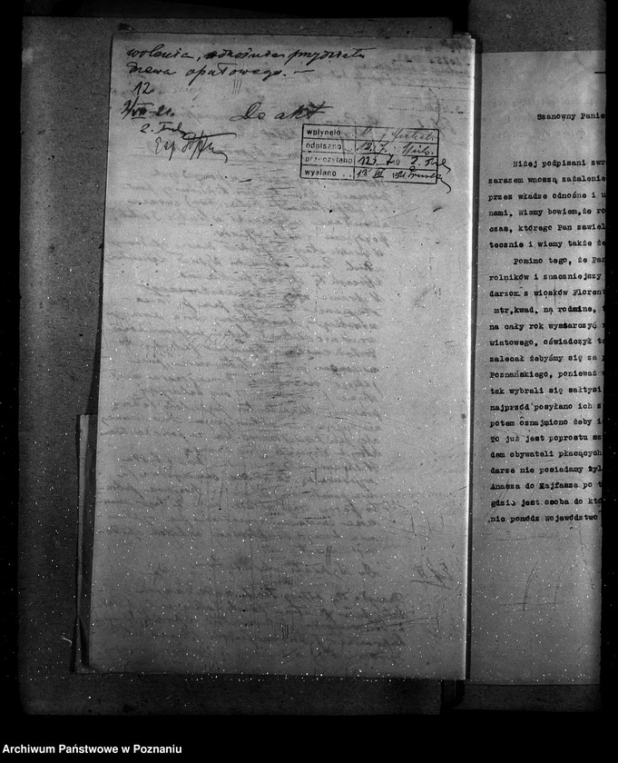 Obraz 16 z jednostki "Sprawy szczegółowo-- administracyjne Petencje, wnioski, zażalenia, zapytania o opinię"