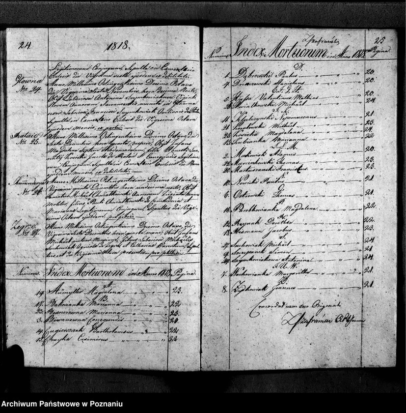 Obraz 16 z jednostki "Duplikat libri baptisatorum, copulatorum, mortuorum"