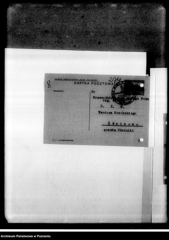 Obraz 11 z jednostki "Korespondencja w sprawach personalno-organizacyjnych"