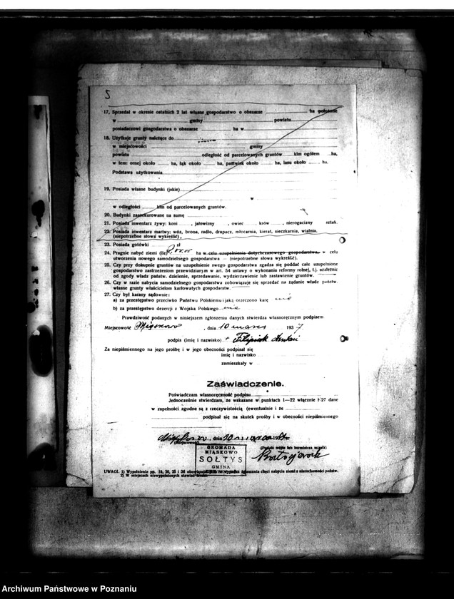 Obraz 10 z jednostki "/Parcelacje majątku Murzynówko powiat średzki/"