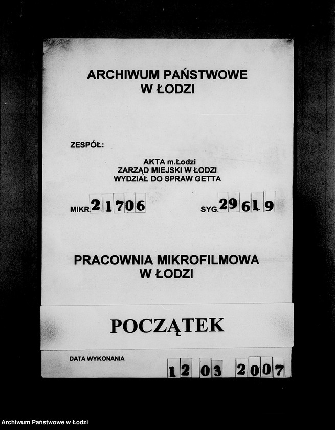 Obraz 1 z jednostki "Konto 00, Kom 1-65 [Zamówienia i rachunki za meble biurowe i sprzęty domowe]"