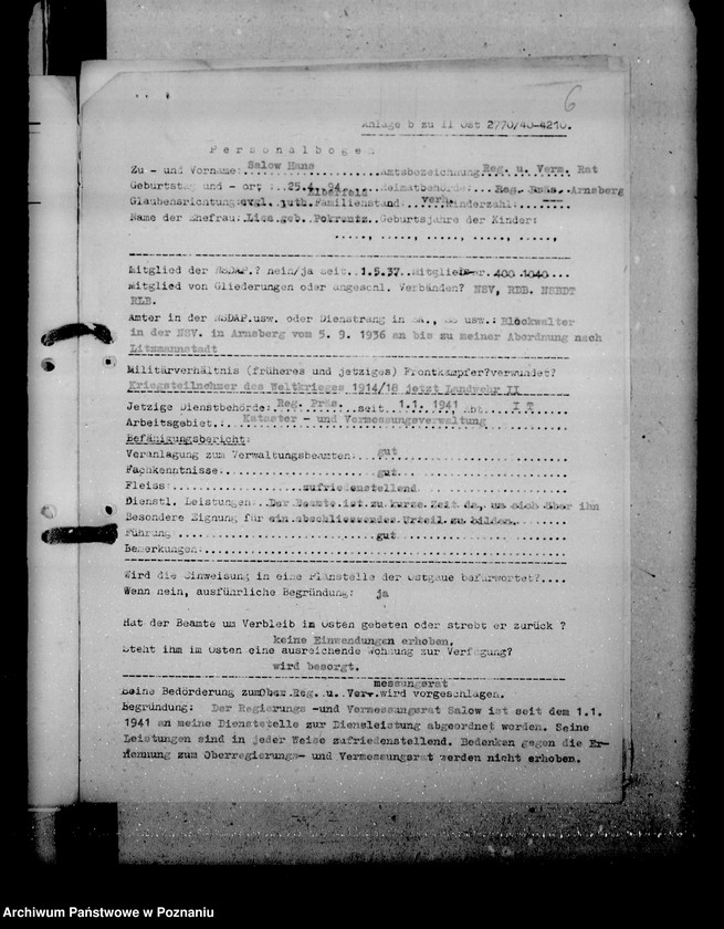 Obraz 11 z jednostki "Ernennung der Beamten"