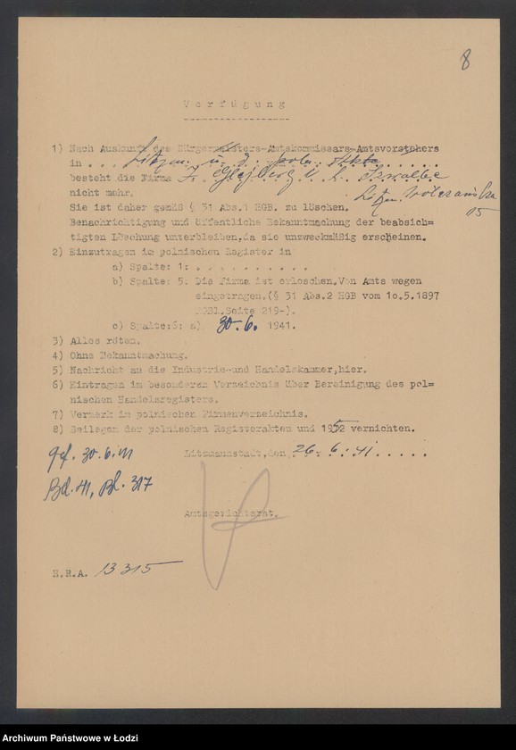 Obraz 10 z jednostki "Iser Icko Gleiberg Leon Szwalbe – zarobkowa nawijalnia przędzy"