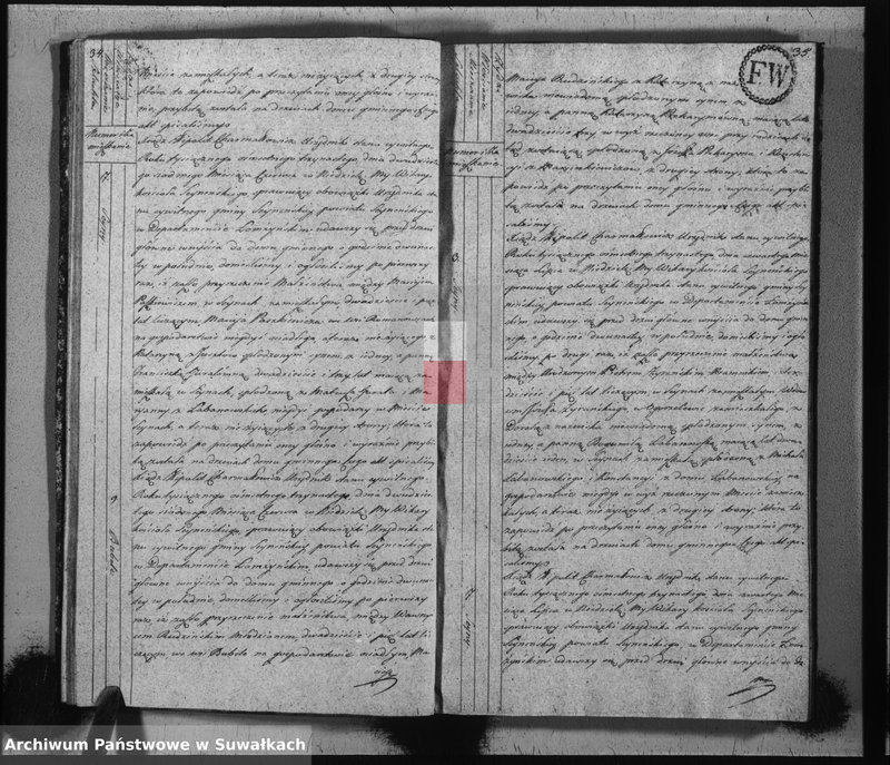 image.from.unit.number "Akta stanu cywilnego zaślubionych w gminie seyneńskiey od 1-go stycznia 1813 roku."
