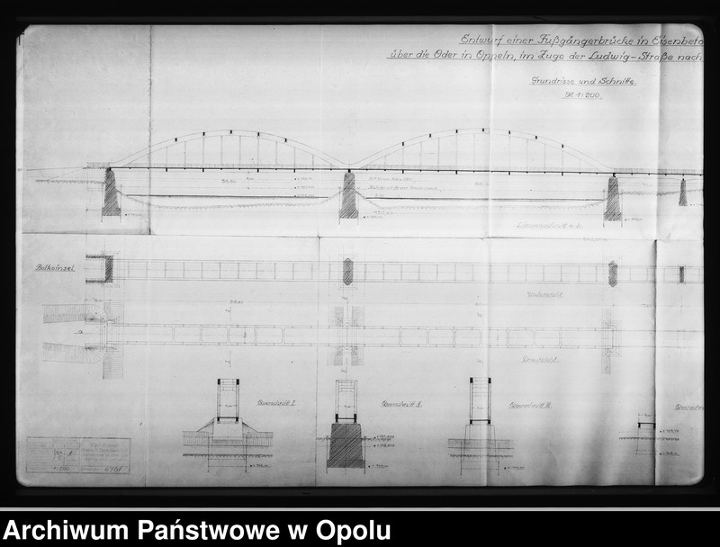 Obraz 5 z jednostki "[Most zamkowy w Opolu - rysunki techniczne]"
