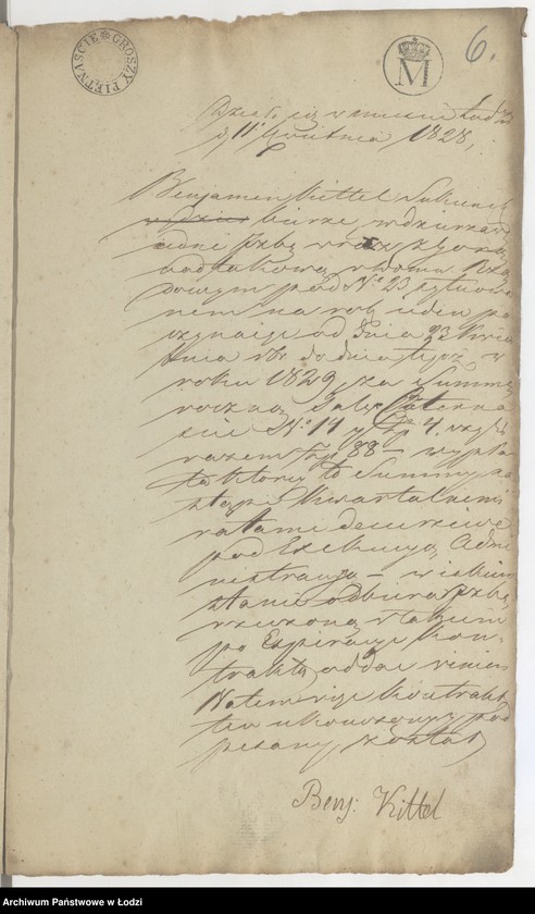 Obraz 9 z jednostki "Akta tyczące się zawierania kontraktów z fabrykantami o najem lokalów kosztem rządu wystawionych"