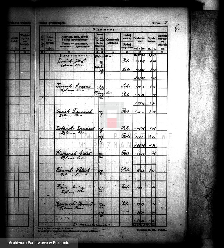 Obraz 10 z jednostki "Wykaz nabywców i powierzchni parcelacji majątku Gościeszyn powiatu wolsztyńskiego"