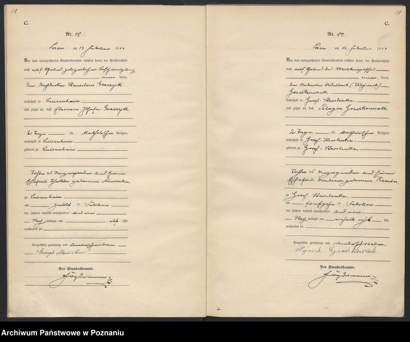 Obraz 12 z jednostki "Księga miejscowa zgonów"