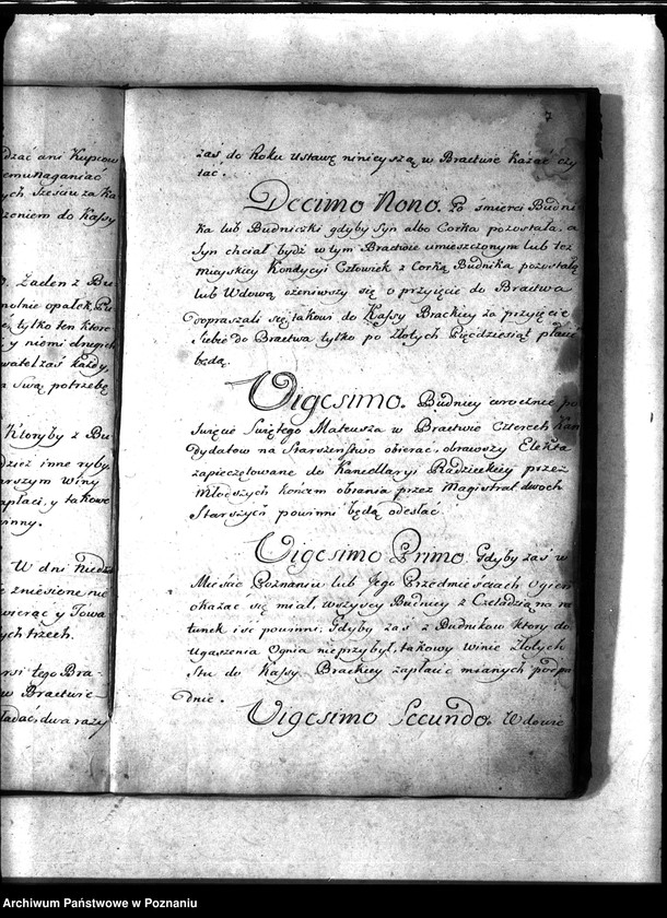 Obraz 11 z jednostki "Wypis. Komisja Dobrego Porządku nadaje bractwu budniczemu nowy statut."