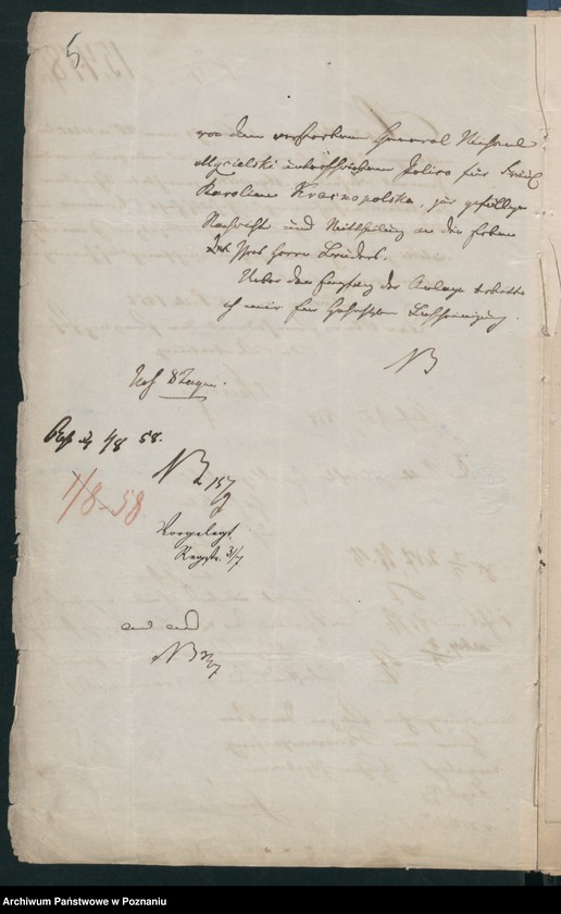 Obraz 9 z jednostki "A. betr. die gräfliche Familie Mycielski"