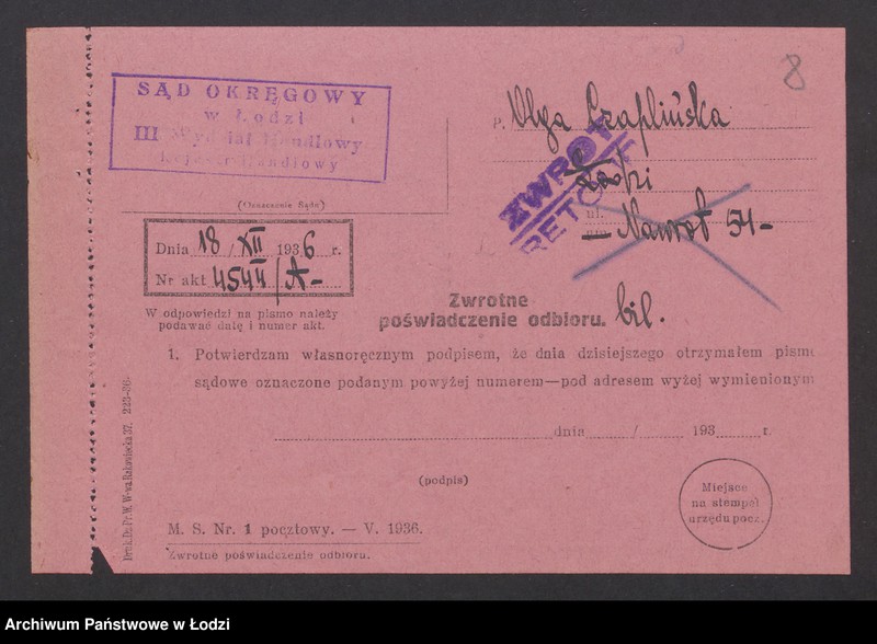 Obraz 10 z jednostki "Olga Czaplińska- prowadzenie sklepu komisowego"