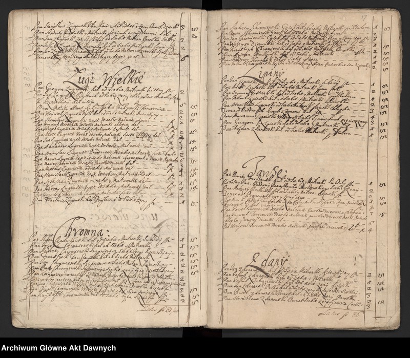 image.from.unit.number "Rejestry pogłównego generalnego z różnych województw."