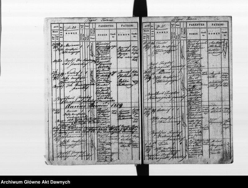 image.from.unit.number "Parafia: Tadanie. Dekanat: Gliniany. Księga metrykalna urodzeń 1845-1887, ślubów 1846-1893 i zgonów 1840-1899 dla wsi Tadanie. Tom XX."