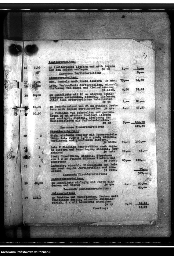 Obraz 7 z jednostki "Bau von Behelfsheimen in Altburgund (Szubin). Polenbaracken"