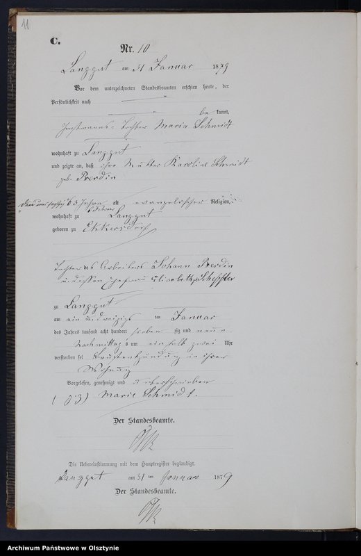 image.from.unit.number "Sterbe-Neben-Register Tom I,Nr 1 - 29"