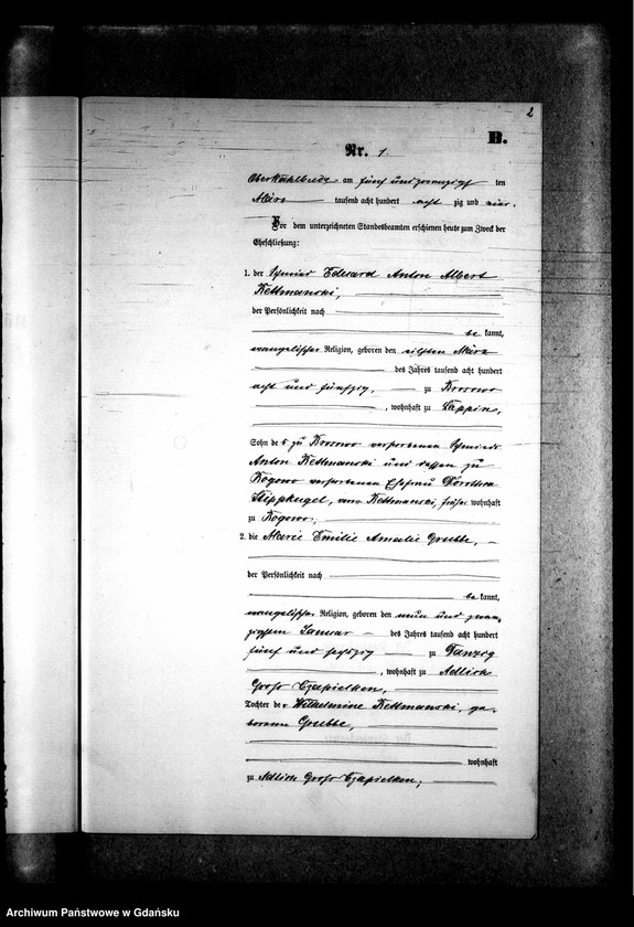 Obraz 6 z jednostki "Księga małżeństw"