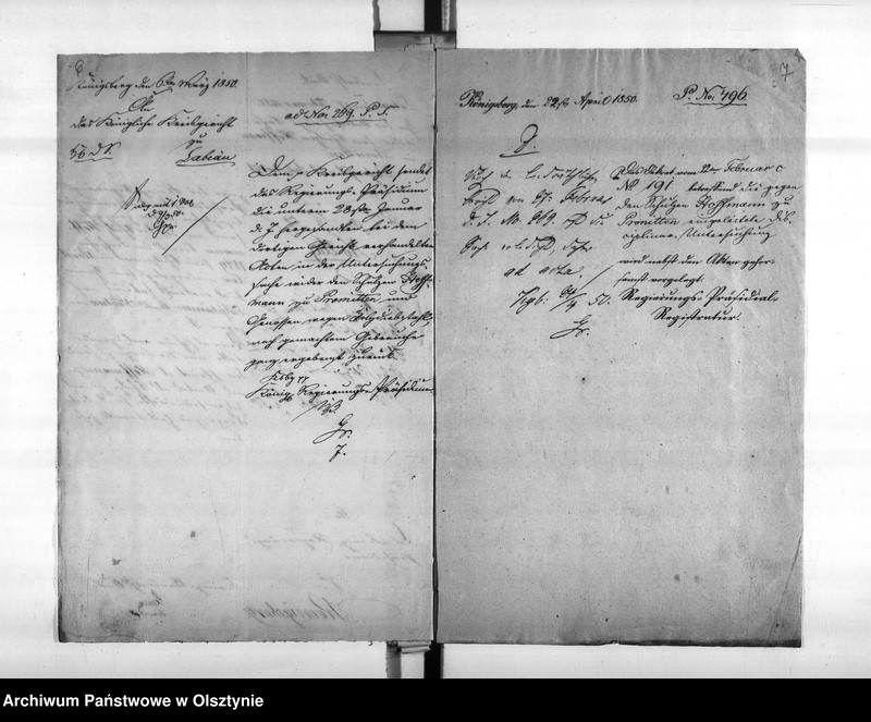 image.from.unit.number "Disciplinar-Untersuchung gegen den Schulzen Hoffmann in Pronitten Kreis Labiau"
