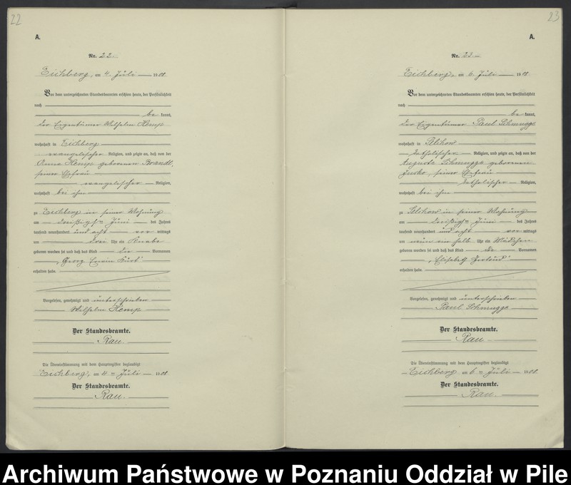 Obraz 14 z jednostki "Księga urodzeń"