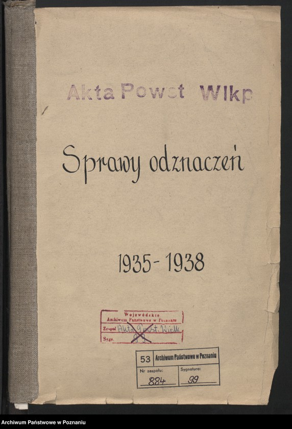 Obraz 2 z jednostki "Sprawy odznaczeń."