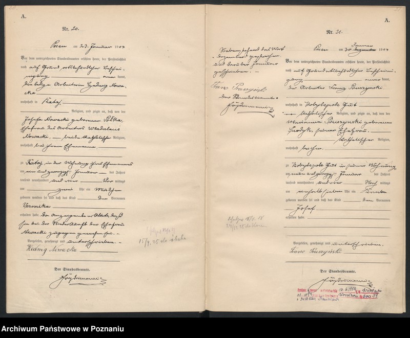 Obraz 13 z jednostki "Księga miejscowa urodzeń"