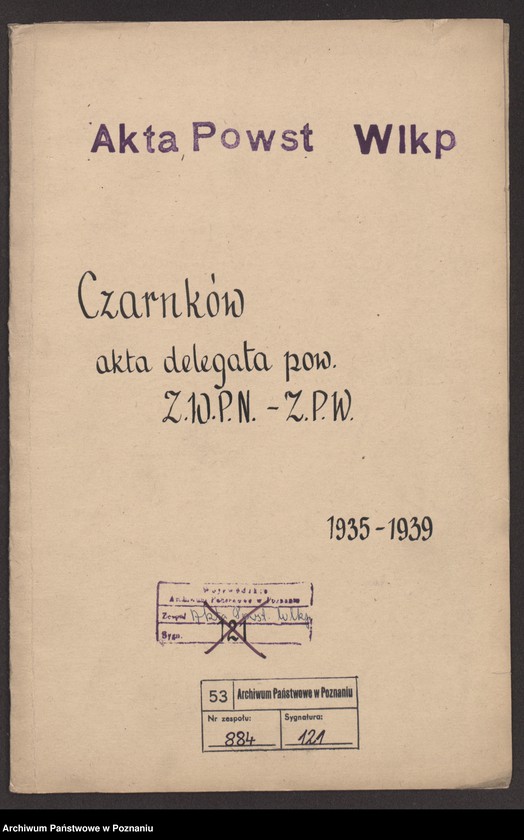 Obraz 6 z jednostki "Czarnków - akta delegata powiatowego."