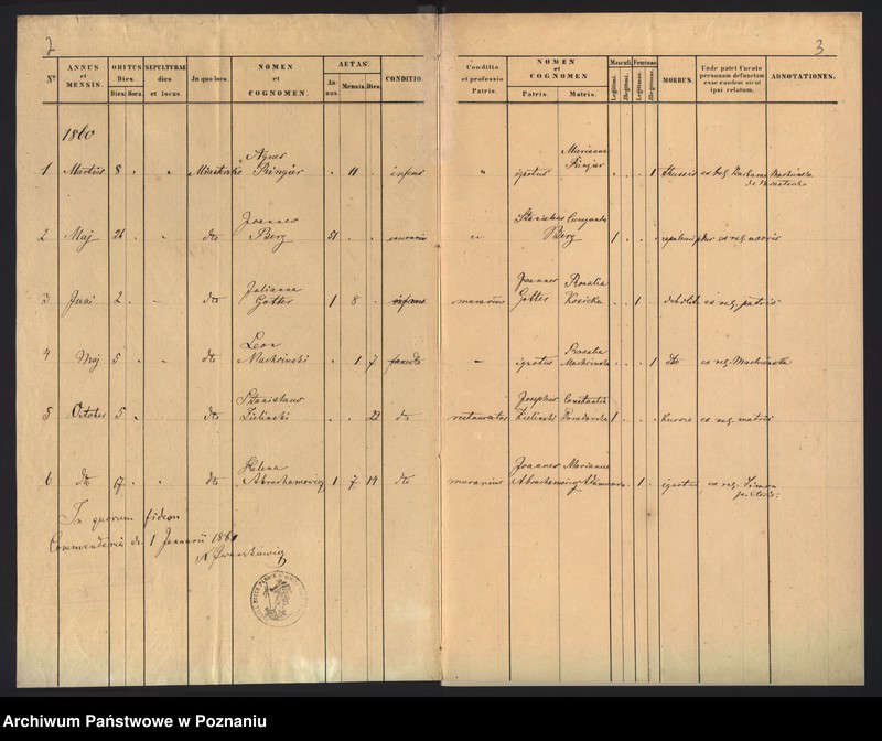 Obraz 3 z jednostki "Księga zgonów"