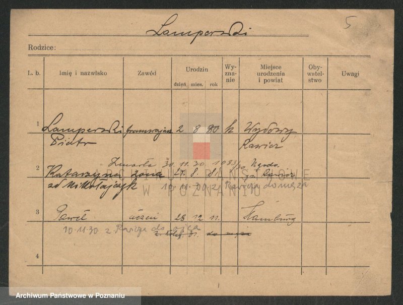 Obraz 5 z jednostki "Lamperski - Langberg"