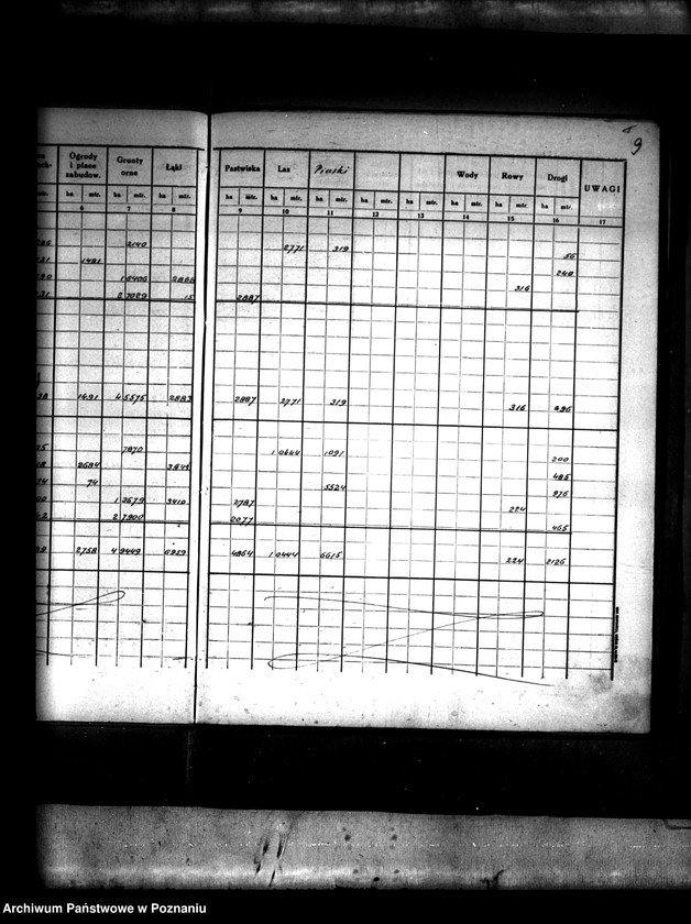 Obraz 14 z jednostki "Rejestr pomiarowy wsi Ruda Komorska powiatu konińskiego /prace scaleniowe/"