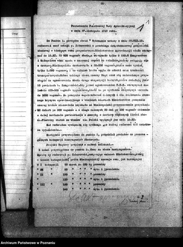 Obraz 5 z jednostki "Aprowizacja; protokoły zebrań"