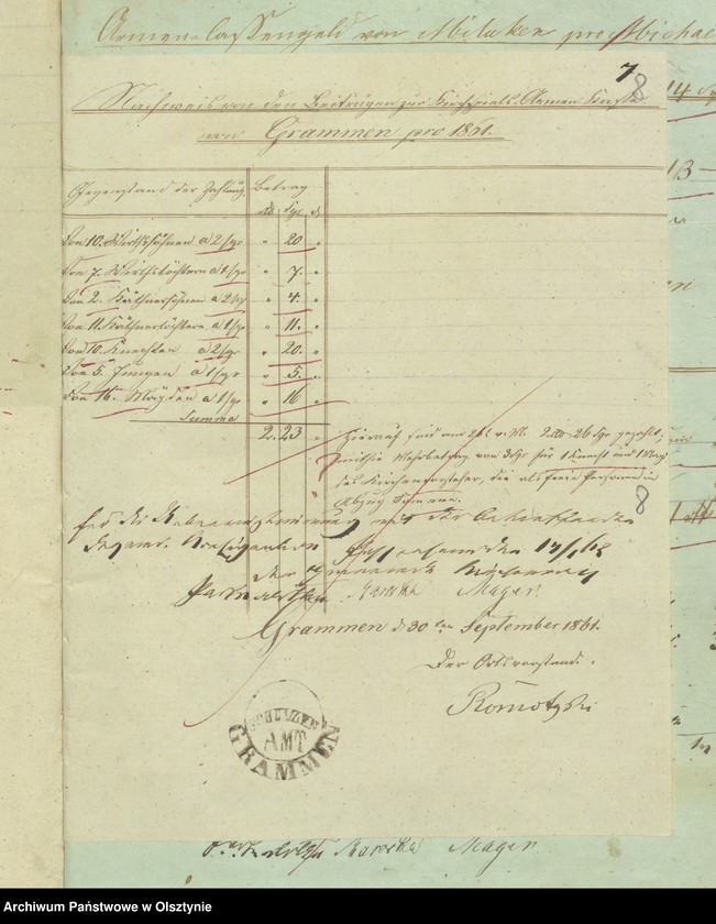 image.from.unit.number "Einnahme und Ausgabe Beläge zur Kirchspiels Armen-Kassen-Rechnung"