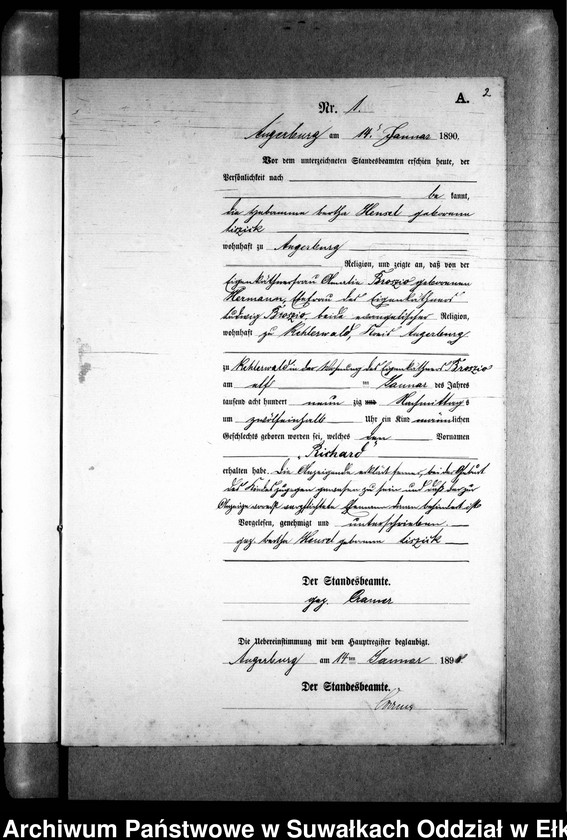 image.from.unit.number "Geburts-Neben-Register des Preussischen Standes-Amtes Kehlen Kreis Angerburg"