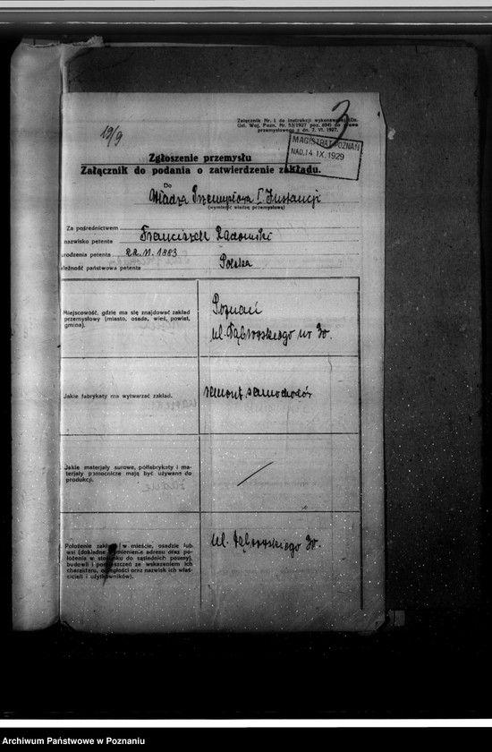 Obraz 8 z jednostki "/Projekt urządzenia warsztatu remontu samochodów przy ul. Dąbrowskiego nr 30/"