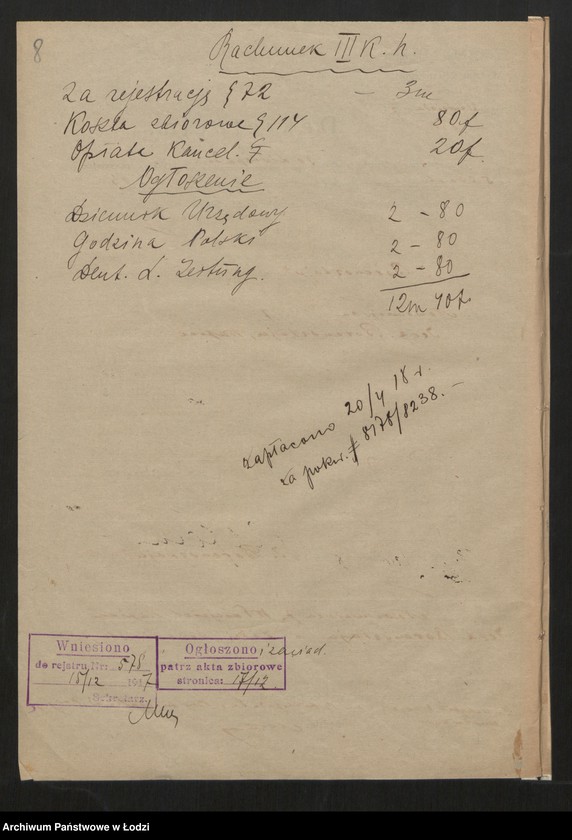 Obraz 10 z jednostki "Icek Borensztajn- handel skór"