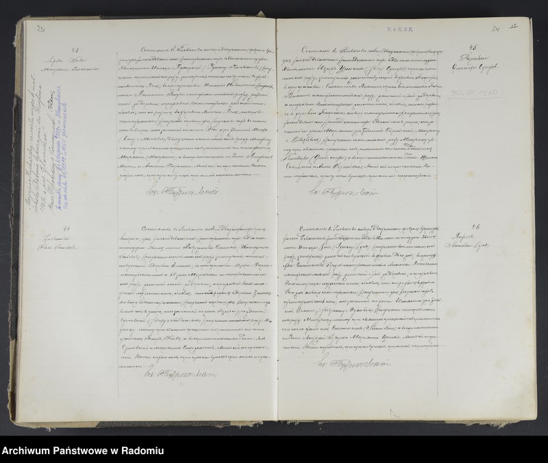 image.from.unit.number "[Duplikat akt urodzonych, zaślubionych i zmarłych parafii Głowaczów za 1913r.]"