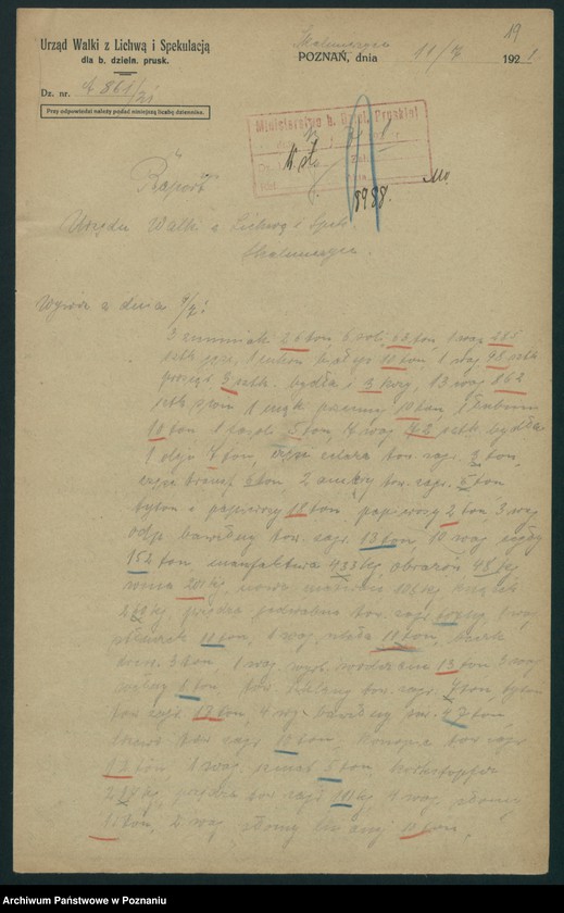 Obraz 17 z jednostki "[Raporty z kontroli wywożonych i przywożonych towarów]"