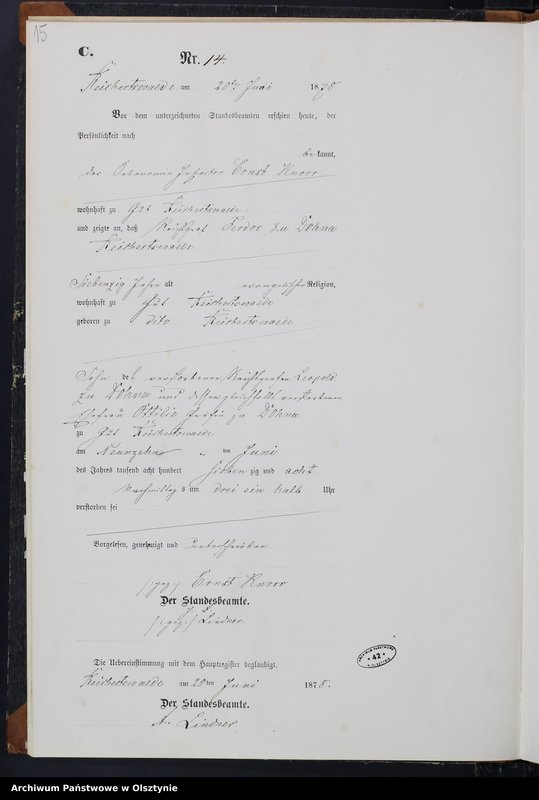 image.from.unit.number "Sterbe-Neben-Register Nr 1 - 50"