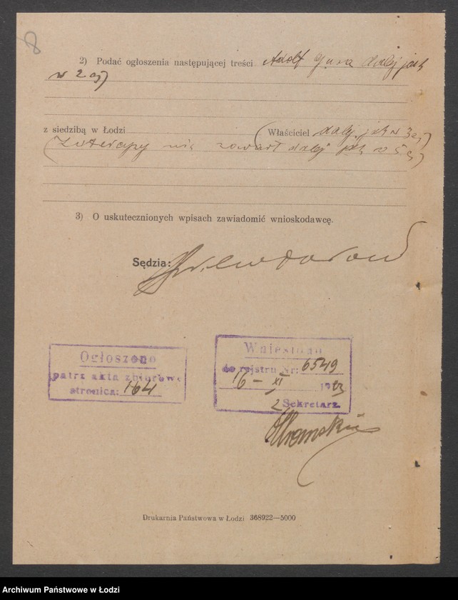 Obraz 10 z jednostki "Adolf Guza- sprzedaż towarów łokciowych"