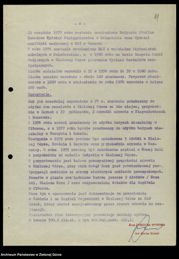 image.from.unit.number "Protokóły z posiedzeń Komisji Zdrowia, Spraw Socjalnych i Ochrony Środowiska Wojewódzkiej Rady Narodowej w Zielonej Górze"