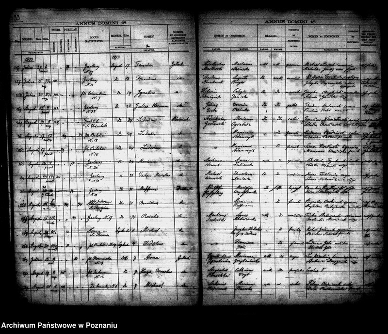 Obraz 18 z jednostki "Księga urodzin"