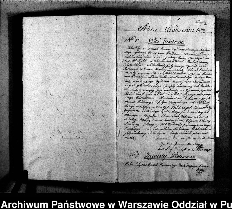 image.from.unit.number "Akta urodzeń, małżeństw, zgonów"