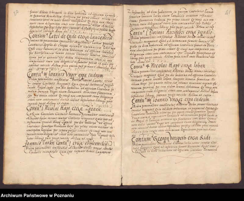 Obraz 14 z jednostki "Liber contumaciarum"