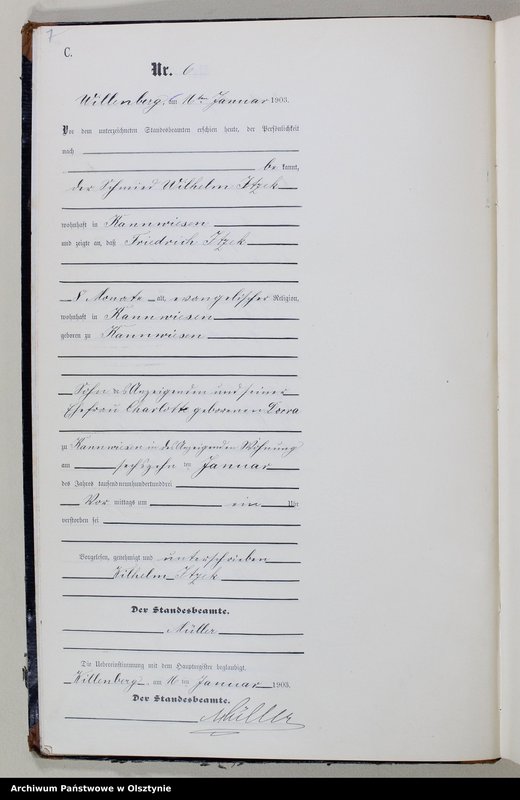 image.from.unit.number "Sterbe-Neben-Register Nr 1 - 172"