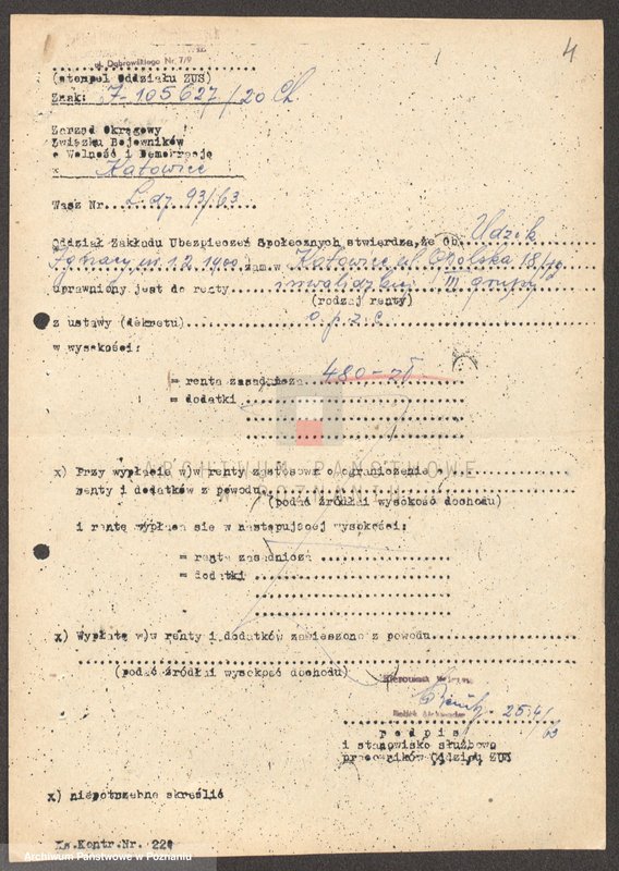 Obraz 15 z jednostki "Życiorysy powstańców wielkopolskich: U - V."