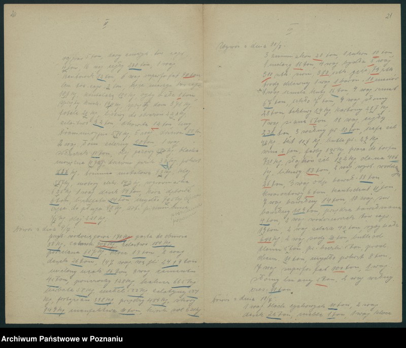 Obraz 18 z jednostki "[Raporty z kontroli wywożonych i przywożonych towarów]"