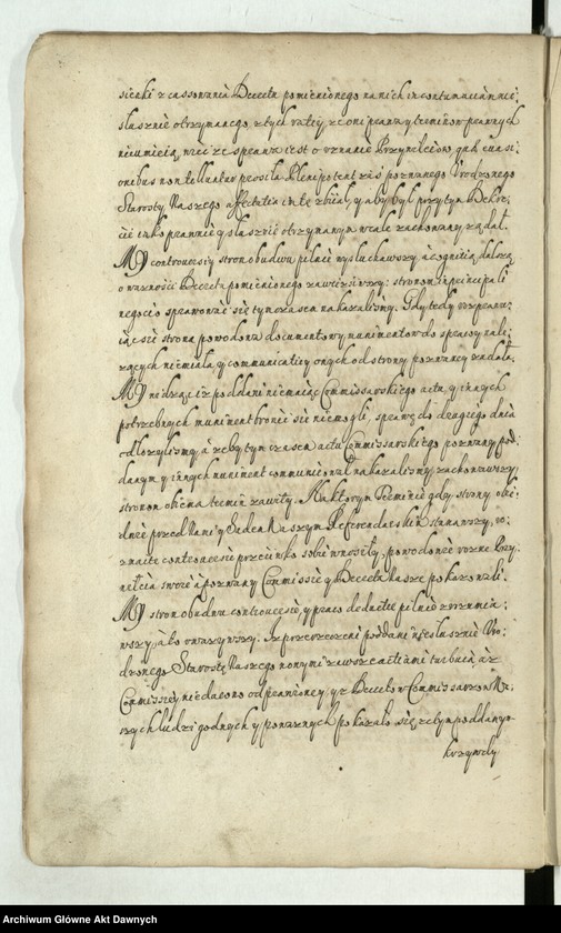 image.from.unit.number ""Dekreta referendarskie za urzędu wielebnego księdza Wacława z Leszna Leszczyńskiego referendarza koronnego, proboszcza płockiego, łęczyckiego, kanonika krakowskiego. Między starostami i dzierżawcami dóbr królewskich a poddanymi. Ab anno Dni 1643 ad annum 1645 ferowane"."