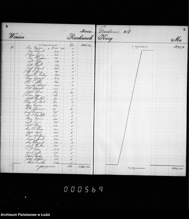 Obraz 13 z jednostki "Księga kasowa"