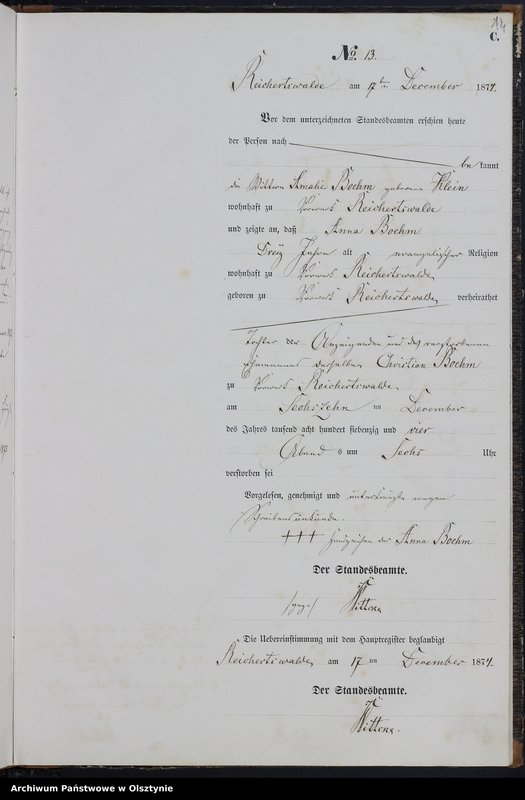 image.from.unit.number "Sterbe-Neben-Register Nr 1 - 14"
